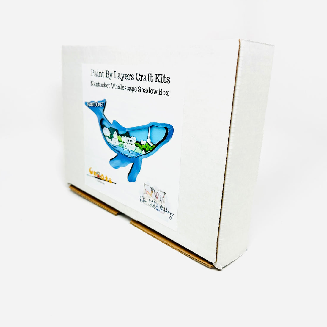 Nantucket Whalescape Shadow box.