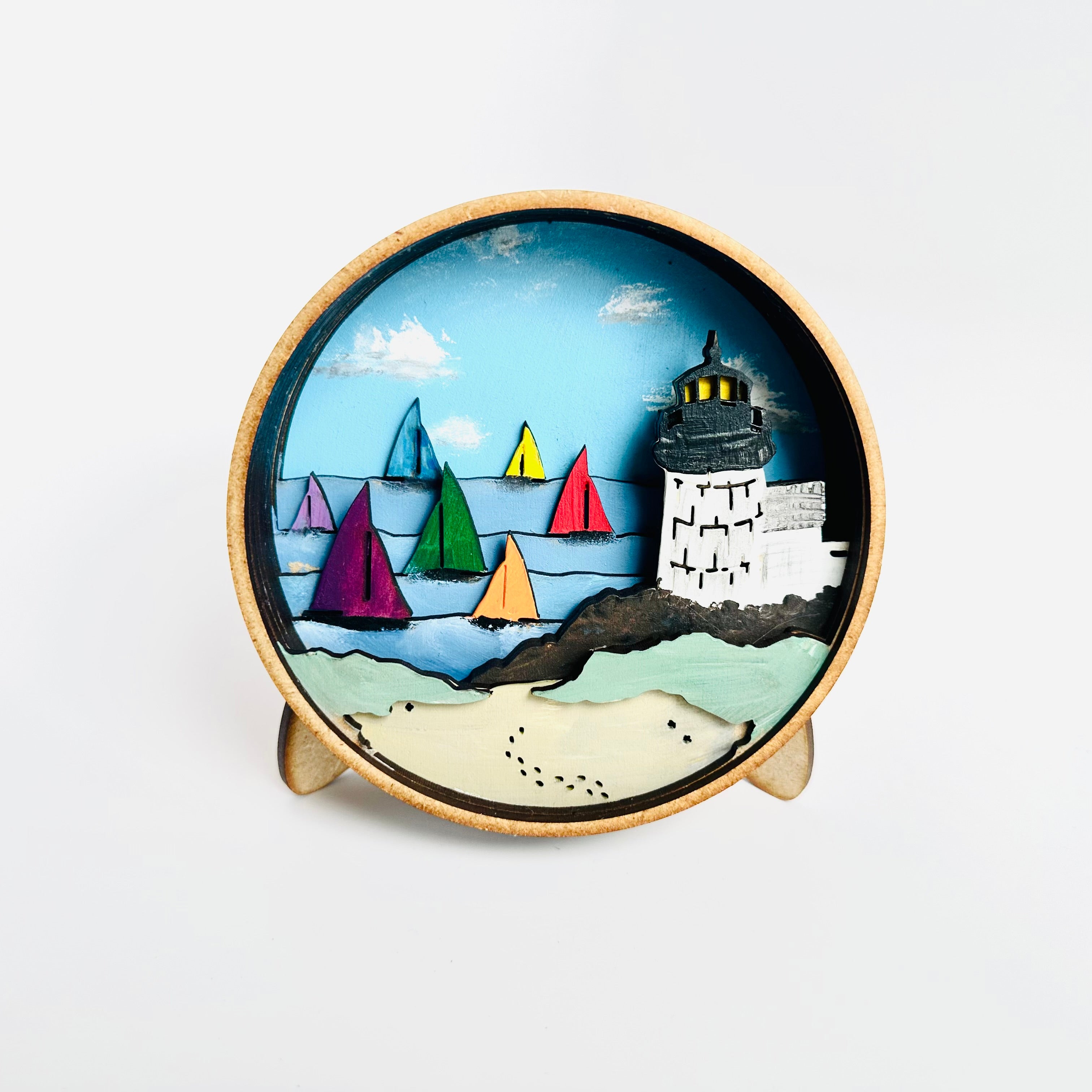 Rainbow Fleet Shadow Box