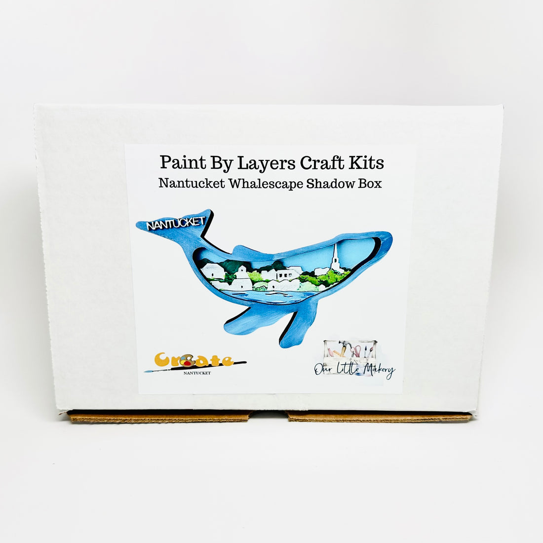 Nantucket Whalescape Shadow box.