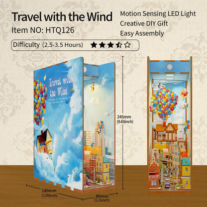 Travel with the Wind DIY Book Nook