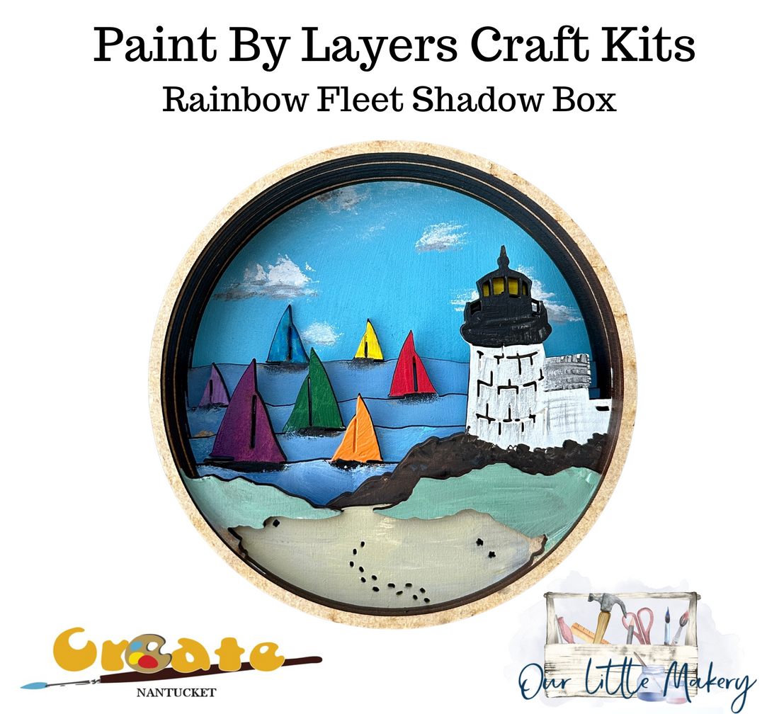 Rainbow Fleet Shadow Box