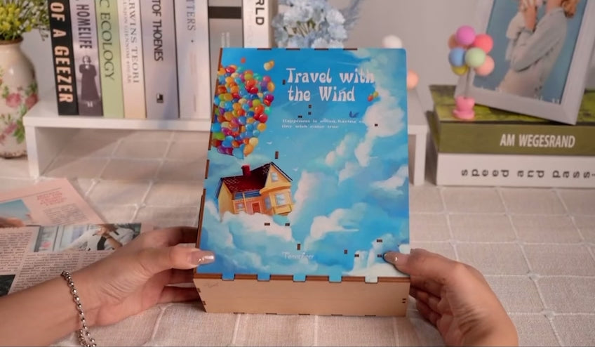 Travel with the Wind DIY Book Nook